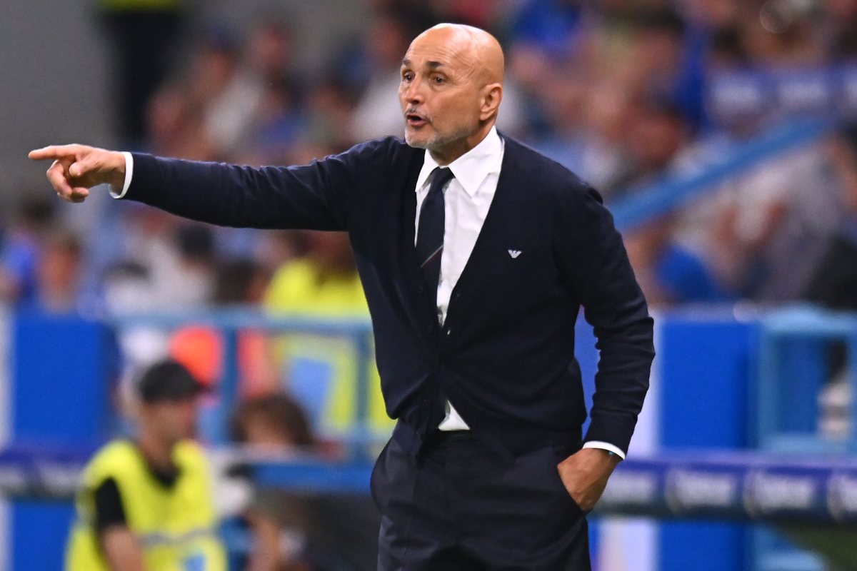 REGGIO NELL'EMILIA, ITALY - JUNE 9: Luciano Spalletti head coach of Italy gestures during the FIFA 2026 Qualifier between Italy and Moldova at Mapei Stadium - Citta' del Tricolore on June 09, 2025 in Reggio nell'Emilia, Italy. (Photo by Alessandro Sabattini/Getty Images) (Juventus links)